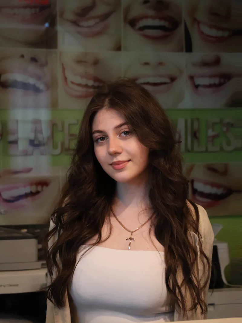 Liza, Receptionist at Brace Central