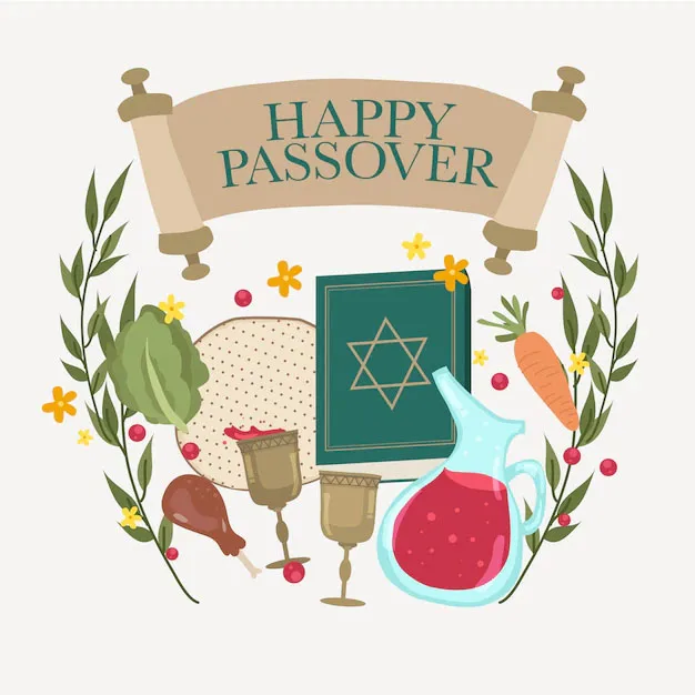 Passover greeting image