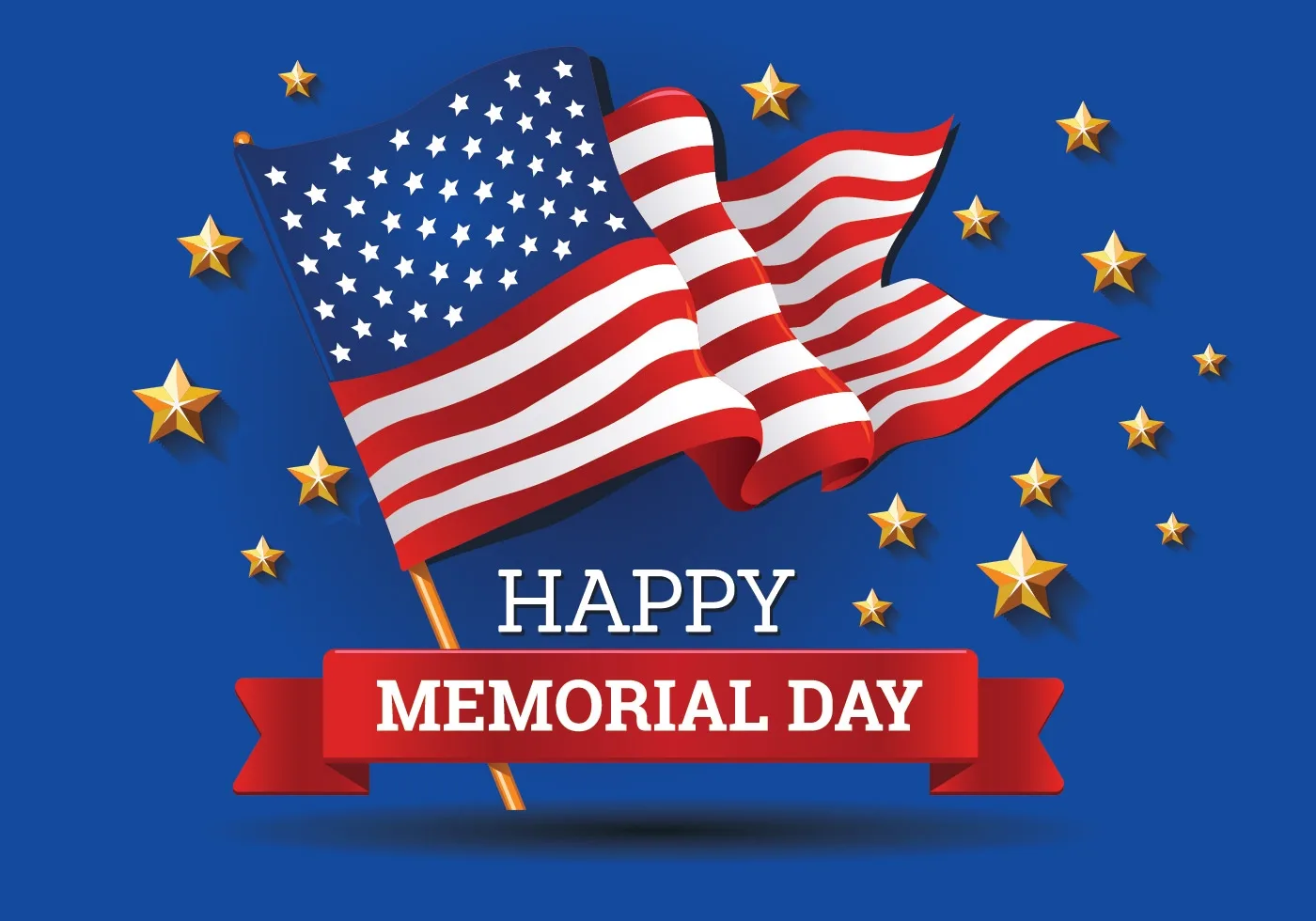 Memorial Day background template
