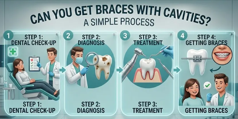 CAN YOU GET BRACES WITH CAVITIES